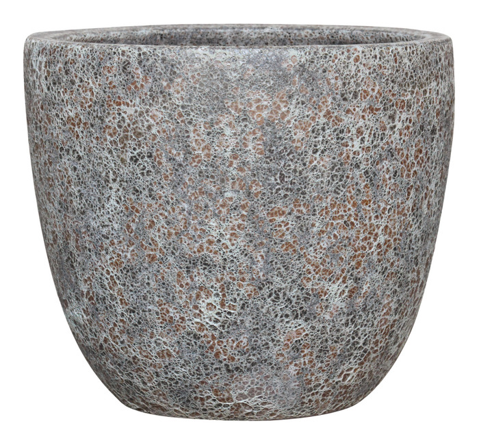 Krukkesæt keramik grå 3 stk.